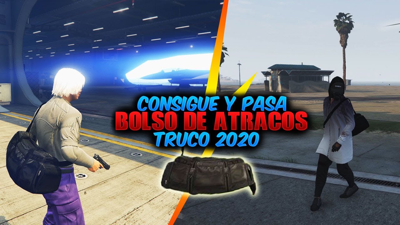 Como CONSEGUIR BOLSO DE ATRACOS👈NEGRO TRUCO 2020 GTA 5 Online PS4.😱