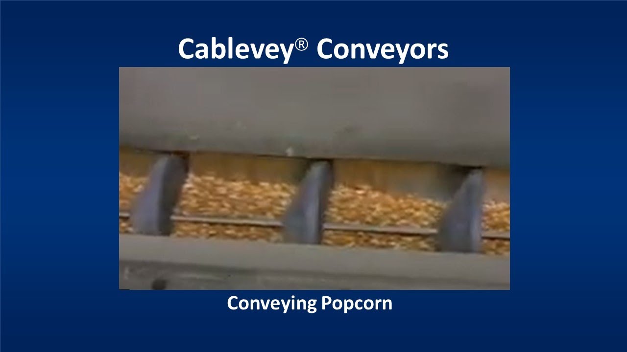 Cablevey Conveyors Testing of Popcorn conveying