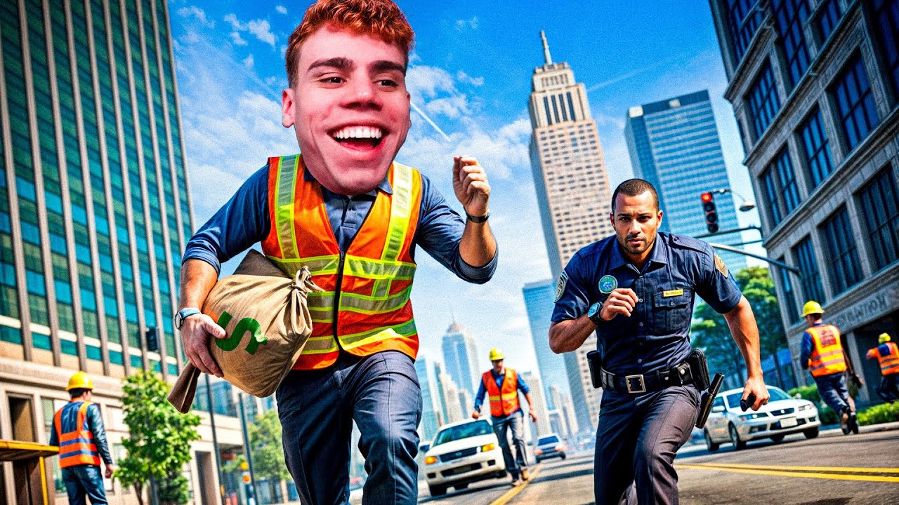 ¡Infiltración Épica! Robamos un Banco en GTA RP Disfrazados de Constructores 🚧💰