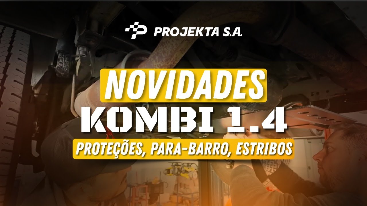NOVIDADES PARA A KOMBI 1.4 | Proteções, para-barro, estribos!