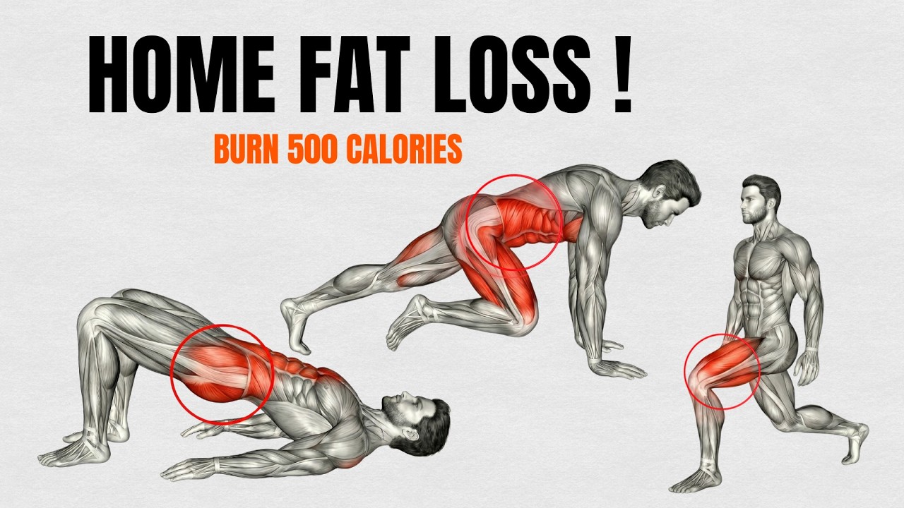 10 эффективных упражнений для похудения 🔥 Сжигайте до 500 калорий