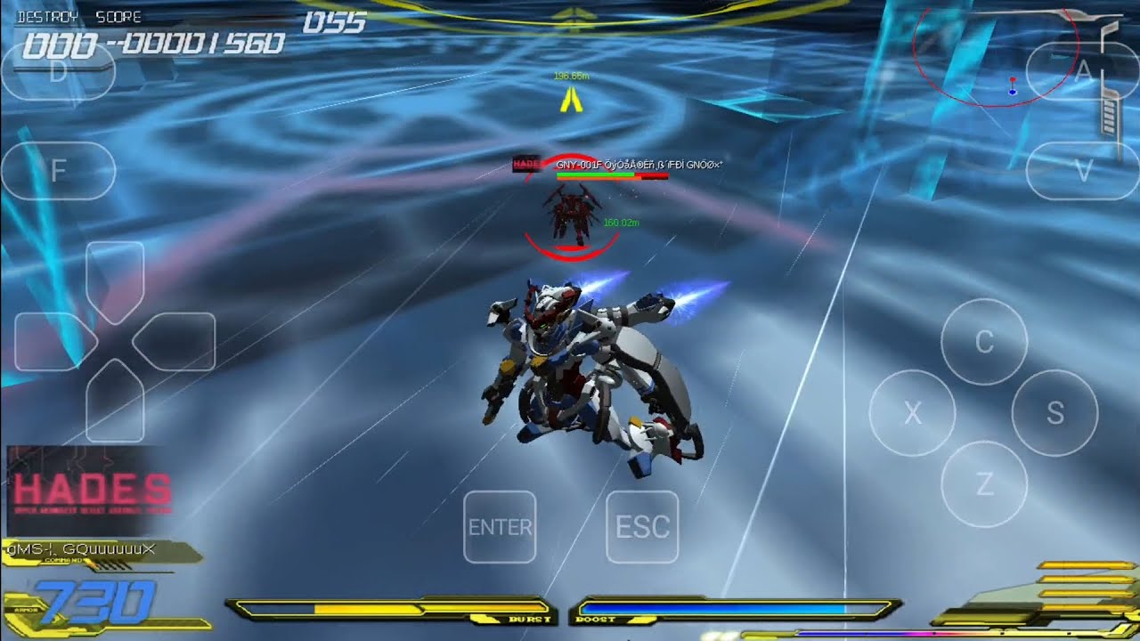 Gundam GQuuuuuuX on UKWXP (Gamehub Emulator)