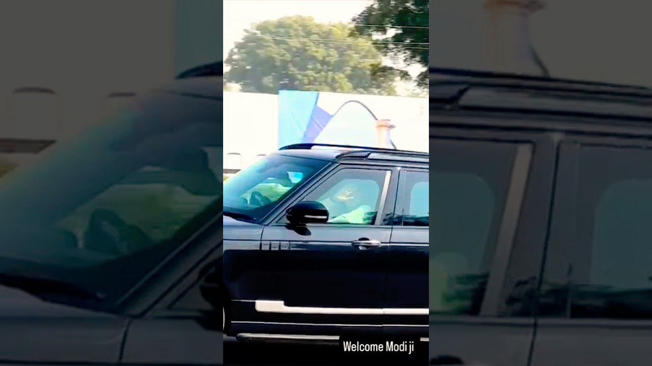 Modi entry jaipur #viral #JECC #viral #1m #tranding #modicar #viralvideo