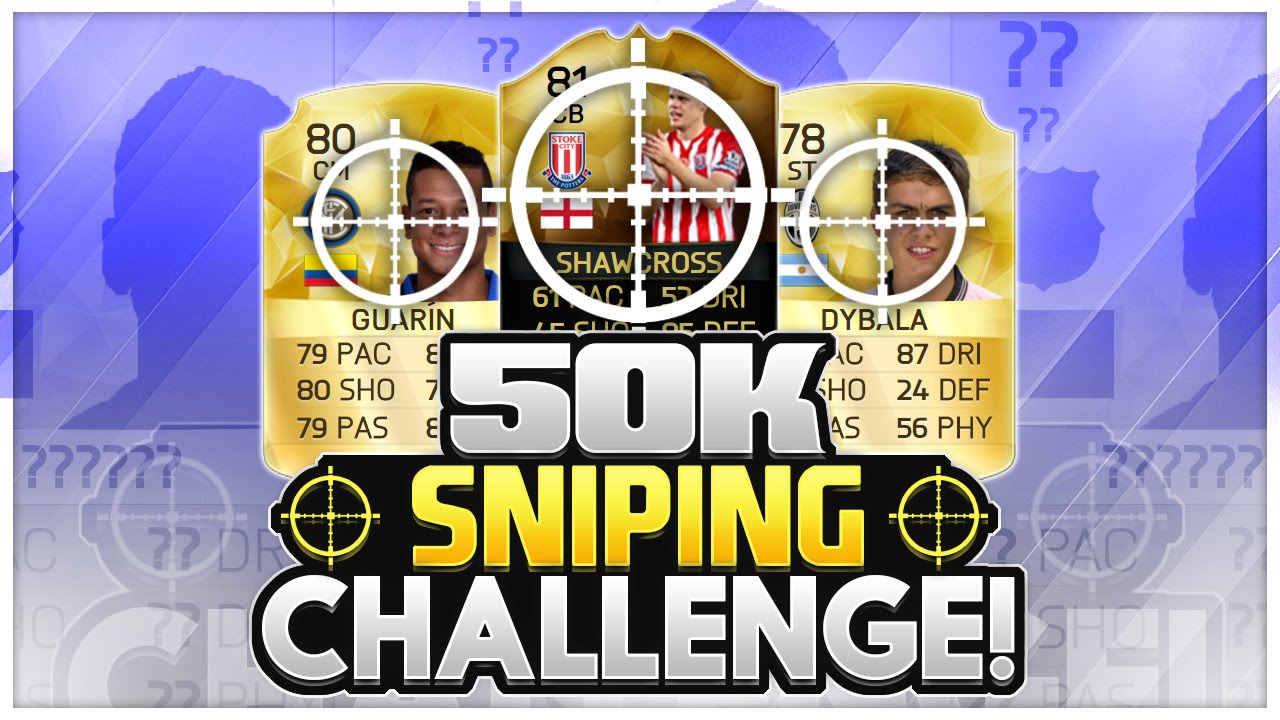 FIFA 16 | Челлендж по снайперской стрельбе на 50 000 против THEGAMERCAN | Снайперская стрельба в ...