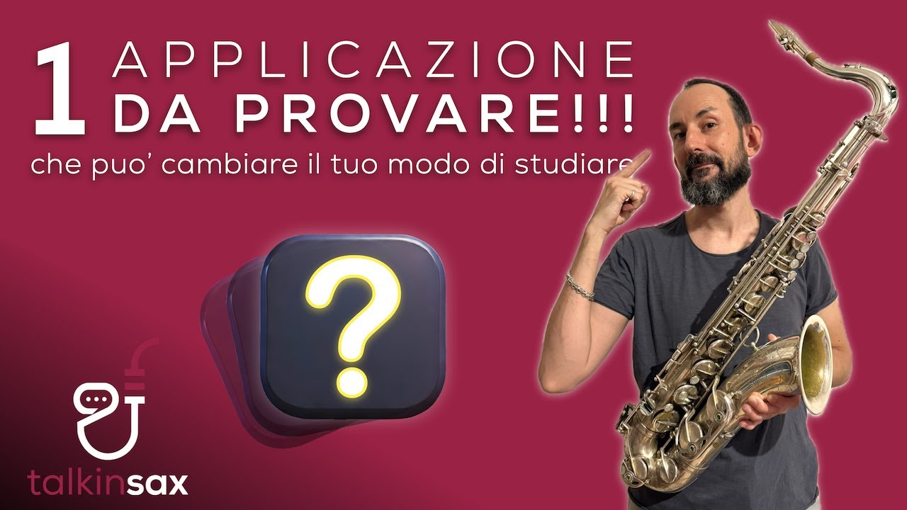 SAX un APPLICAZIONE che devi provare! che può cambiare il tuo modo di studiare!