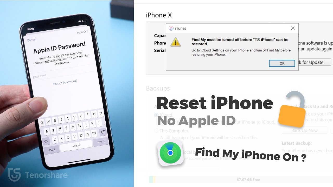 2024 How to Reset iPhone without Apple ID When Find My iPhone is On