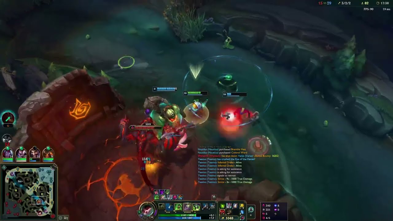 Their Warwick Got So Tilted From My Teemo Jungle Pick • Full Game No Commentary