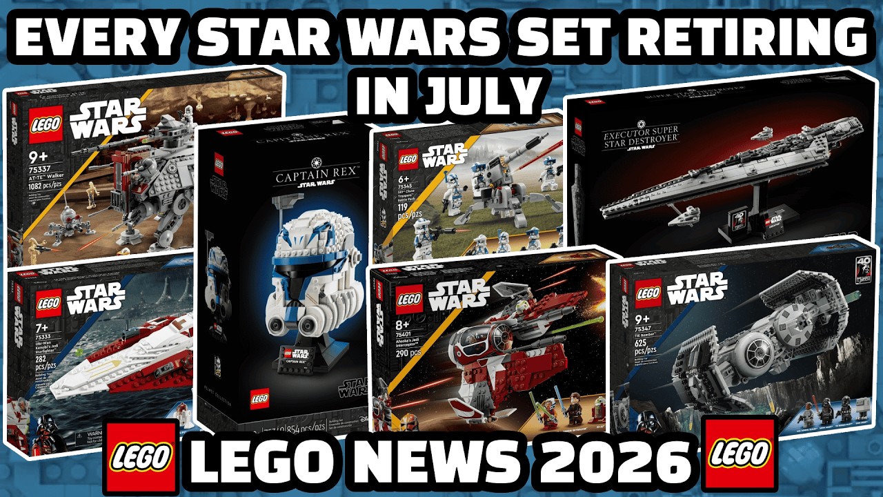 ВСЕ НАБОРЫ LEGO ПО «ЗВЕЗДНЫМ ВОЙНАМ» БУДУТ СНЯТЫ С ПРОДАЖИ В ИЮЛЕ 2026 ГОДА! | Новости об инвести...