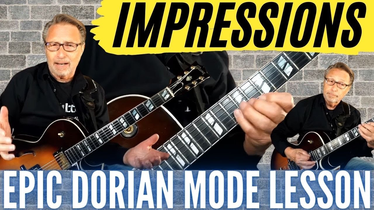 An Epic Dorian Mode Exploration Using The John Coltrane Song 'Impressions' | Jazz Guitar Lesson