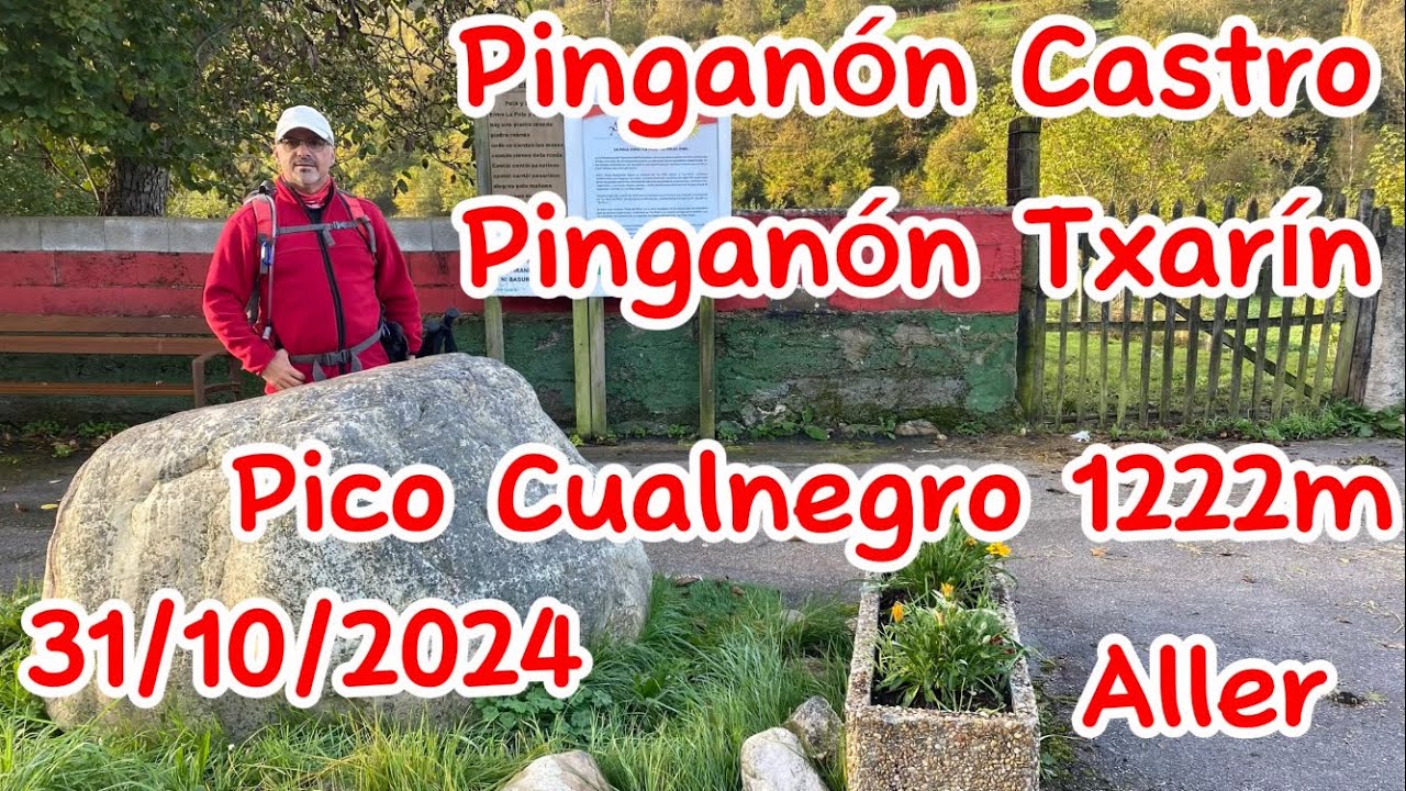 PINGANÓN CASTRO-PINGANÓN TXARIN-PICO CUALNEGRO (1222m). (31/10/2024). (Aller)
