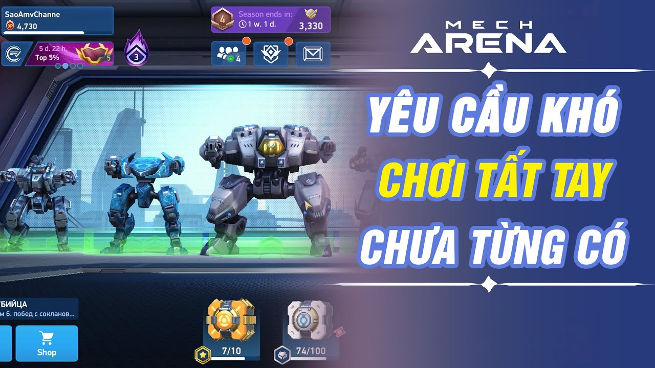 Làm yêu cầu khó, xem xong bạn sẽ bị viêm màng túi🙃Mech Arena