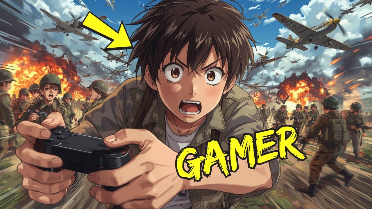 ☢️OBLIGU&Eacute; a los GAMERS a EXPERIMENTAR la GUERRA MUNDIAL REAL | Manhwa Resumen