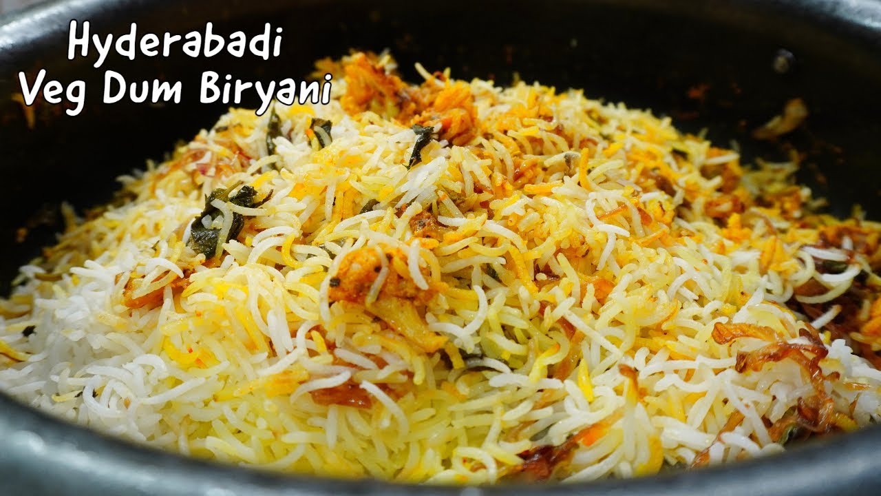 Hyderabadi Veg Dum Biryani | Vegetable Dum Biryani | Quick & Easy Veg Biryani Recipe | veg biryani