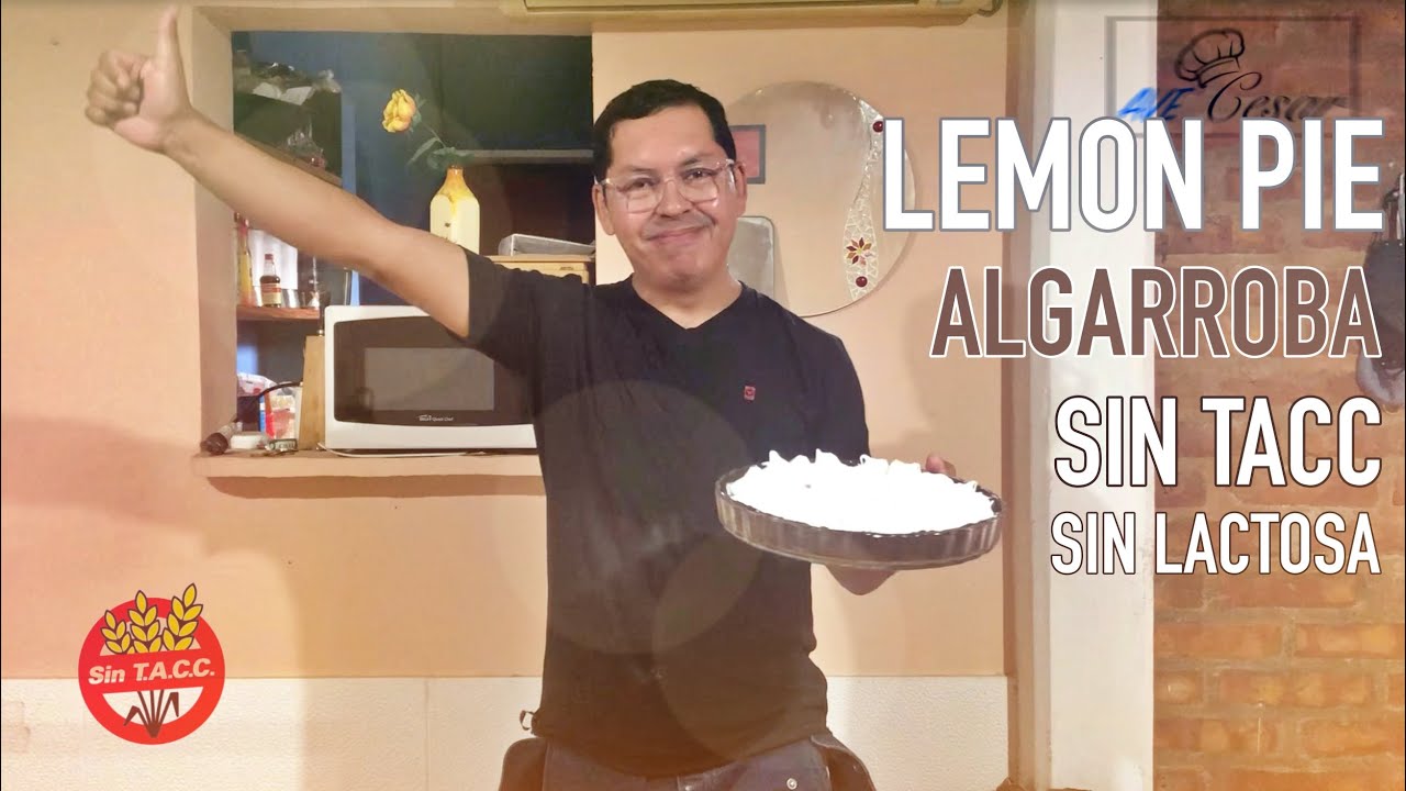 Lemon Pie con Algarroba sin TACC y Sin Lactosa