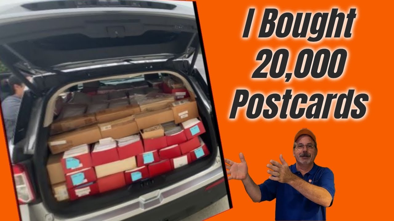 How I Purchased A Car Load of Postcards to Resell on eBay!