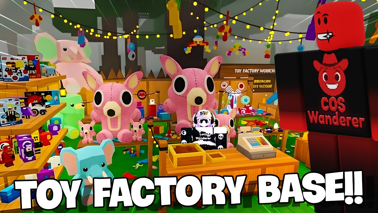I Built the ULTIMATE Toy Factory Base in 99 Nights in a Forest