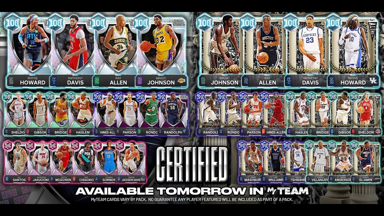 Завтра в режиме MyTeam игры NBA 2K26 появится новый сертифицированный набор!!