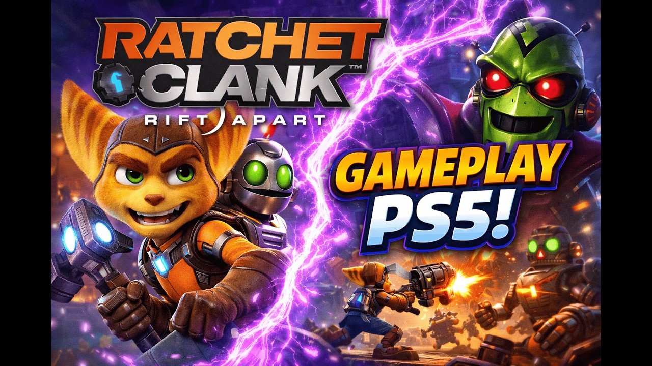 Jogando - Ratchet and Clank Rift Apart PS5