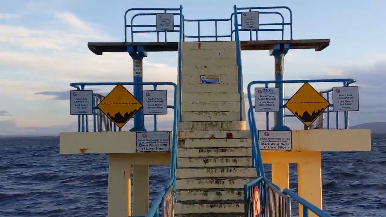 BlackRock Diving Board in Salthill , Galway. Nov 15 2022