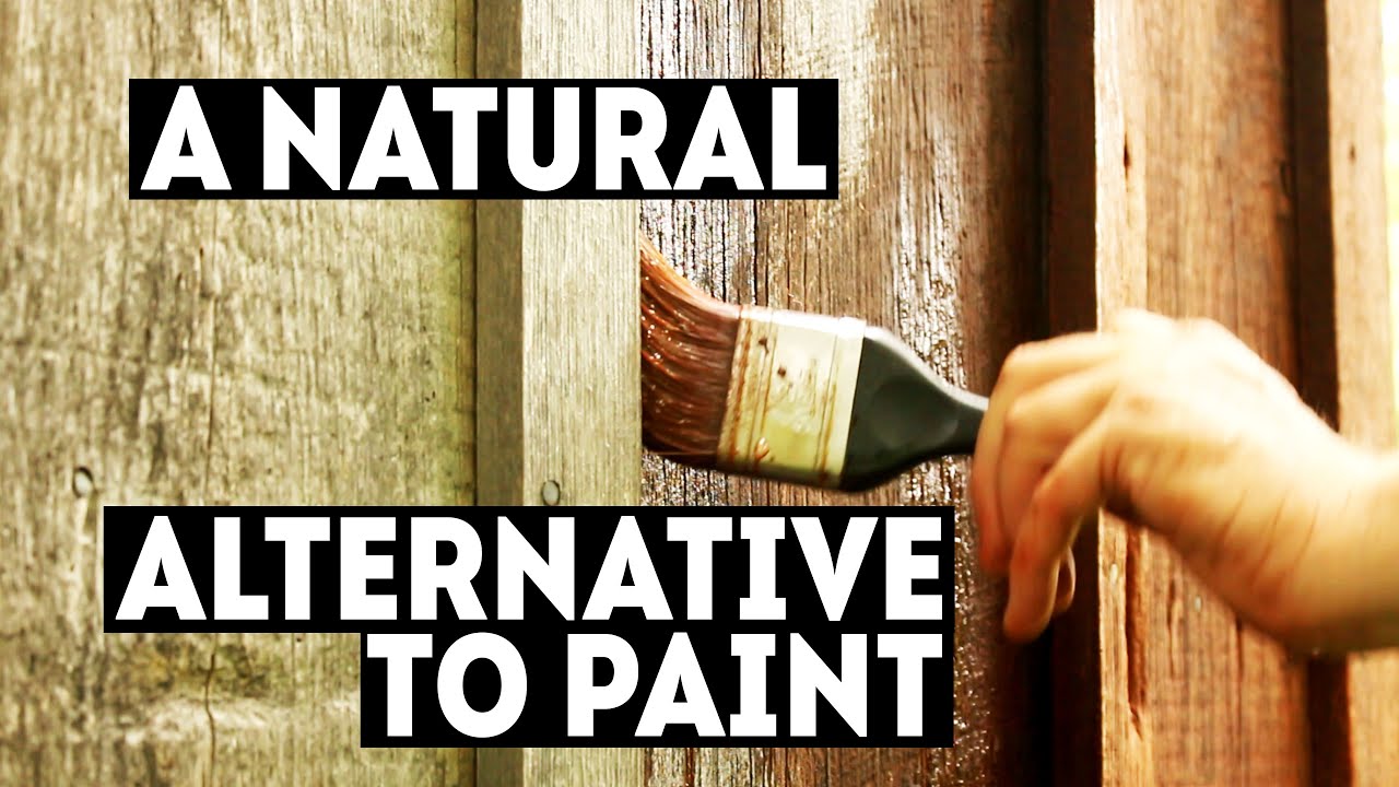 Natural Alternative to Paint for Wood Siding