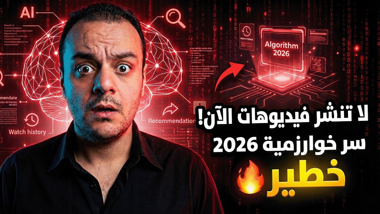 لا تنشر فيديوهات علي يوتيوب الآن | اعلن اليوتيوب عن سر خطير لخوارزمية يوتيوب 2026 تعرف عليها فوراً