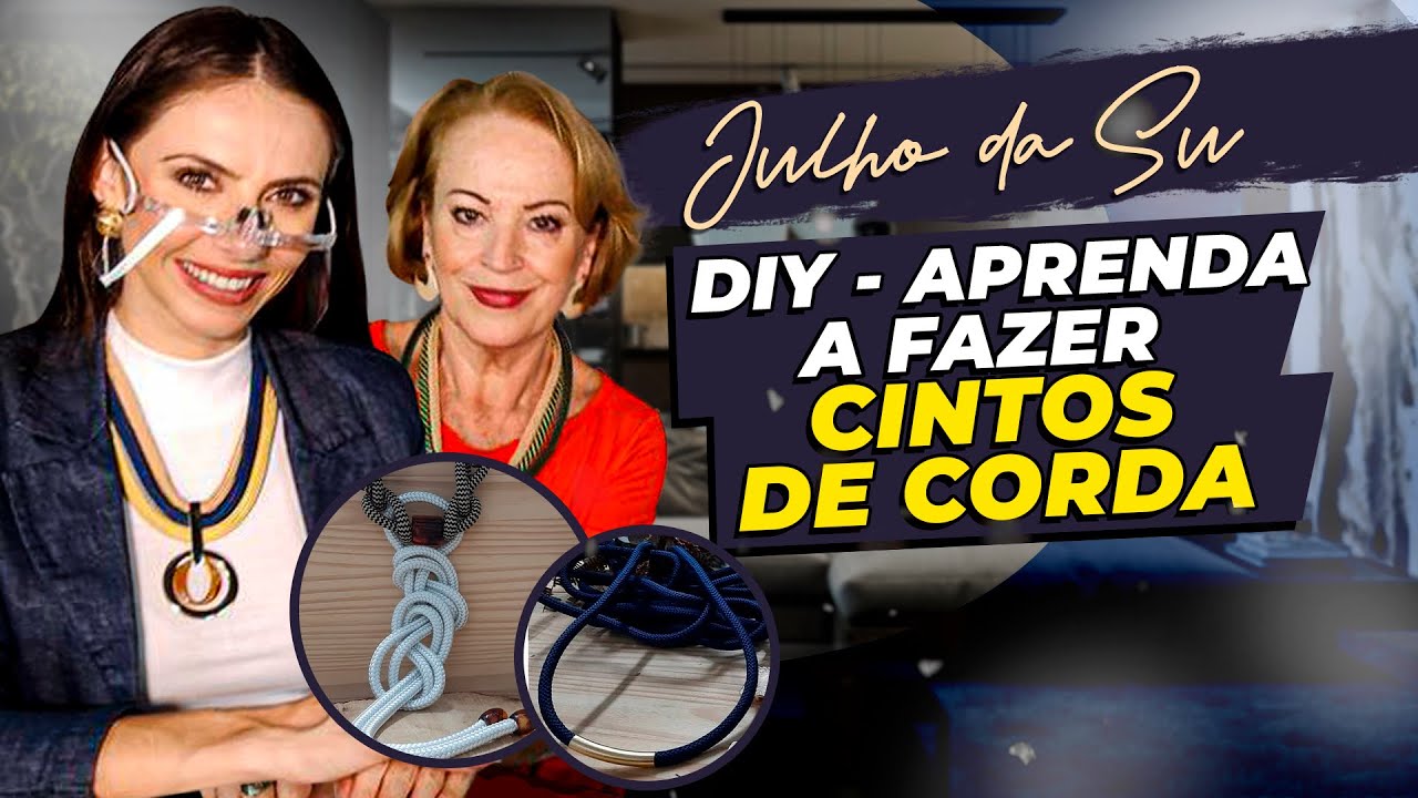 JULHO DA SU | DIY cinto de corda com Bel Akel