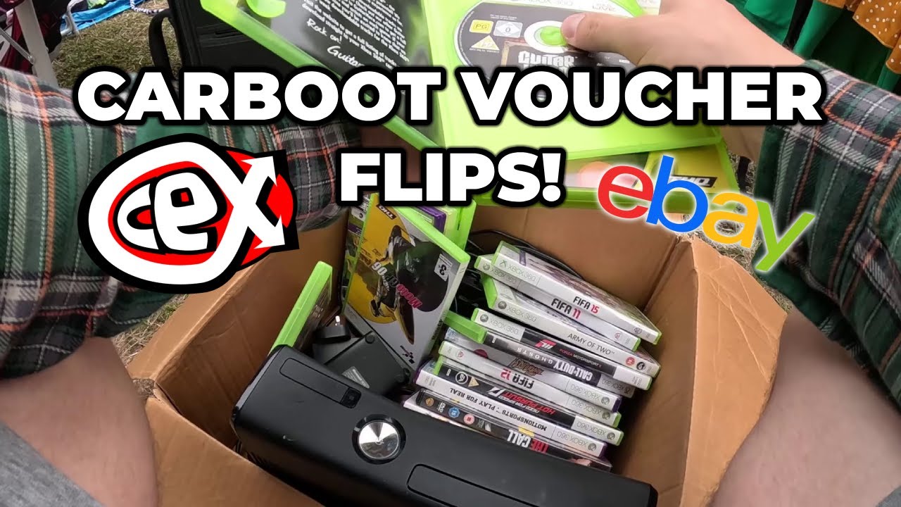 More XBOX Controllers & Games! Flipping GAMES into CEX VOUCHERS & eBay PROFIT at the Car Boot!
