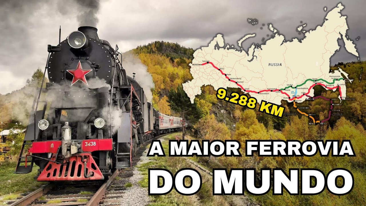 CONHE&Ccedil;A A FERROVIA TRANSIBERIANA, A MAIOR DO MUNDO | Mega Constru&ccedil;&otilde;es