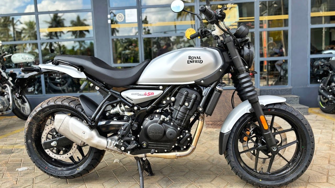 2024 Royal Enfield Guerrilla 450 Silver | Analogue Variant