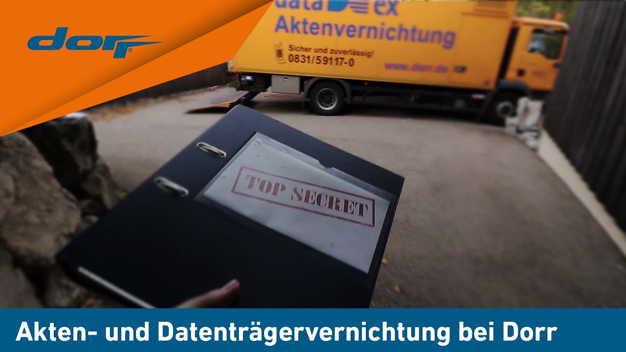 Dorr Vlog | Akten- und Datenträgervernichtung bei Dorr - Mobil und Abholservice