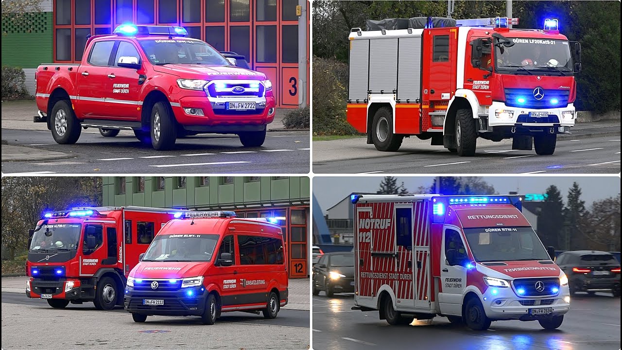 [BD2MiG] - Großeinsatz in Düren - Seltene Einsatzfahrzeuge zu Brandeinsatz in Düren-Nord mit ManV_10