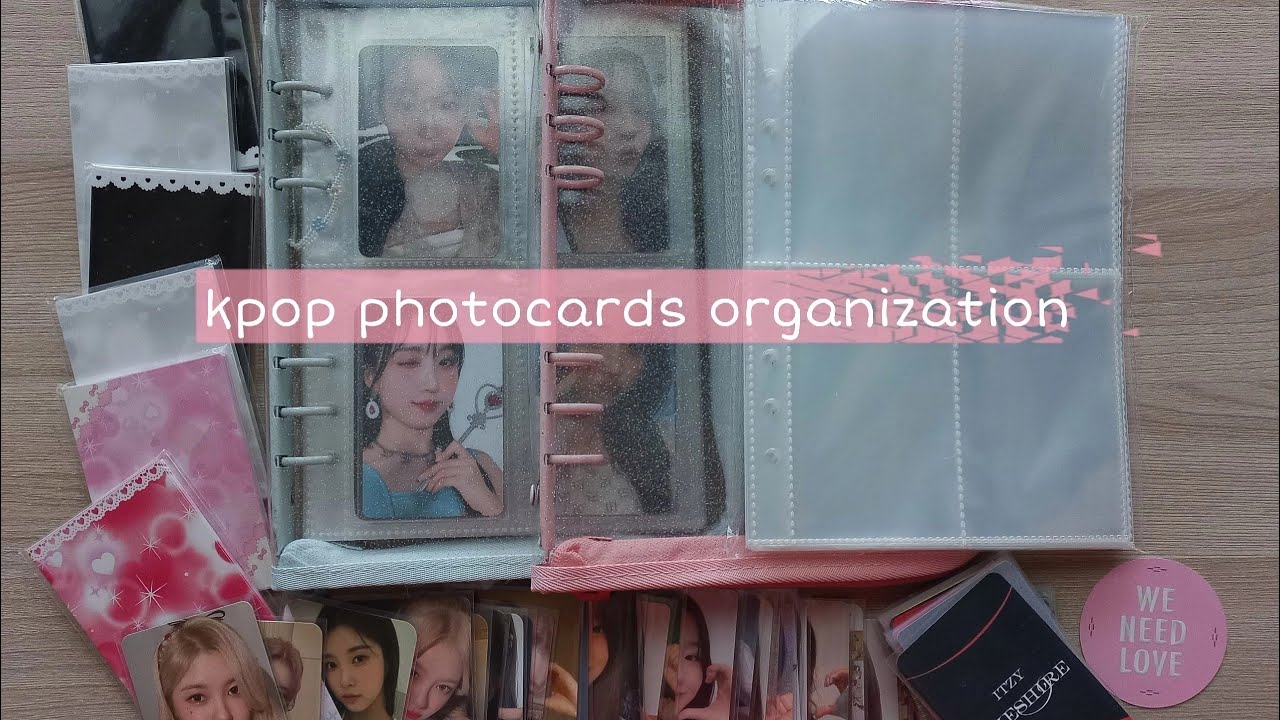 Организация нового биндера! kpop photocards organization