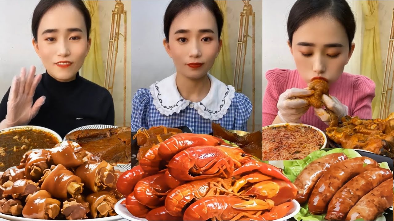 【ASMR】【MUKBANG】DELICIOUS DINING PROGRAM | HOMEMADE CHINESE FOOD|食べる | 吃播 