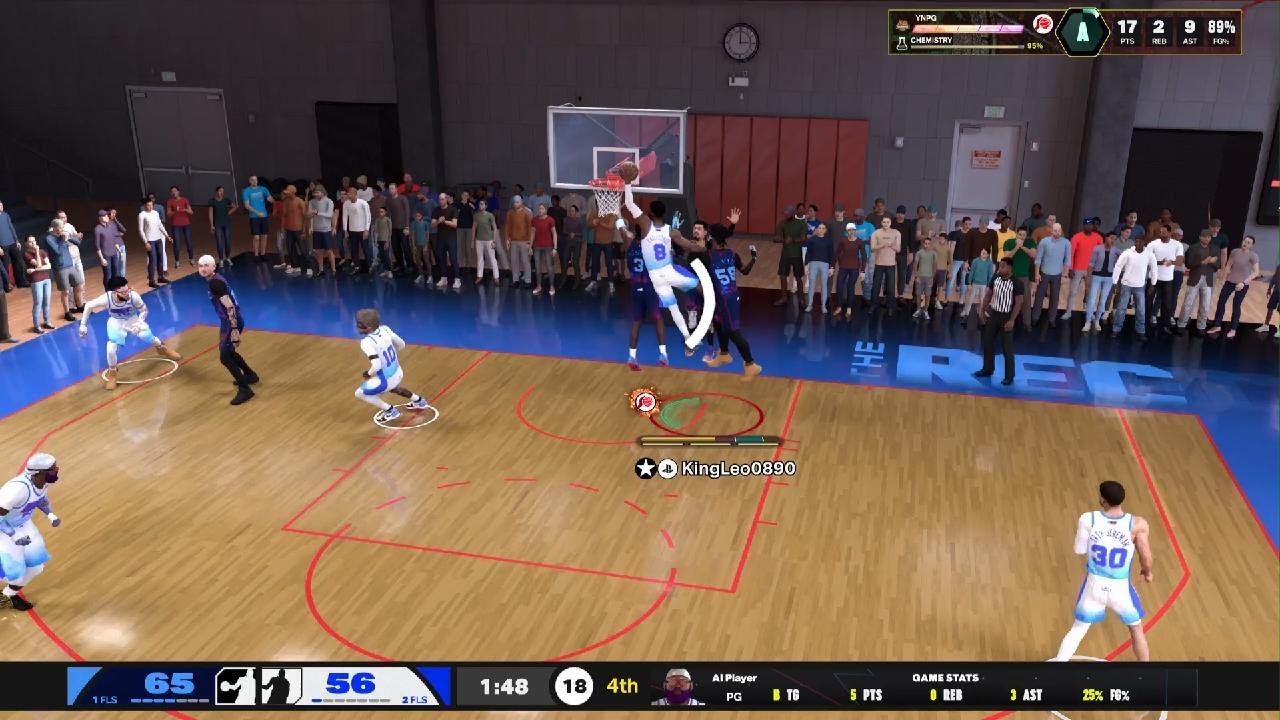 NBA 2K26 Random Rec 76ers Paul George build 