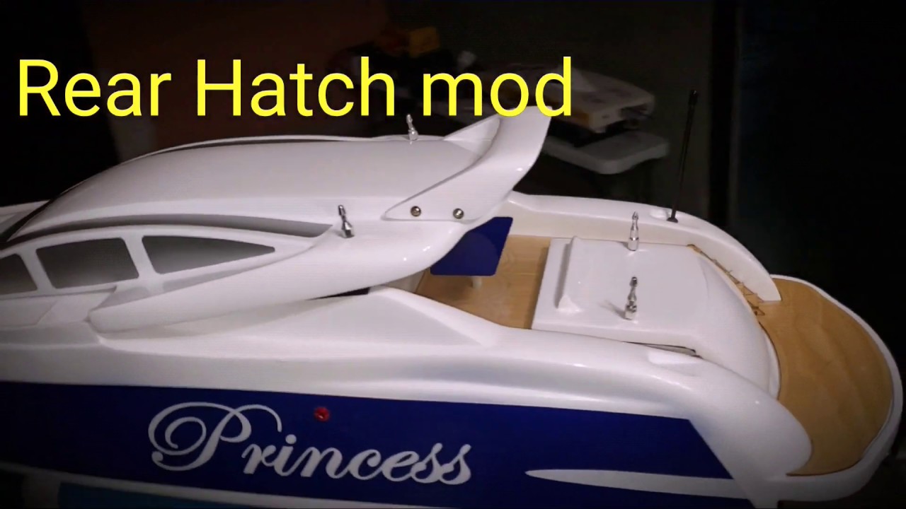 Tfl PRINCESS rc boat hatch modifications