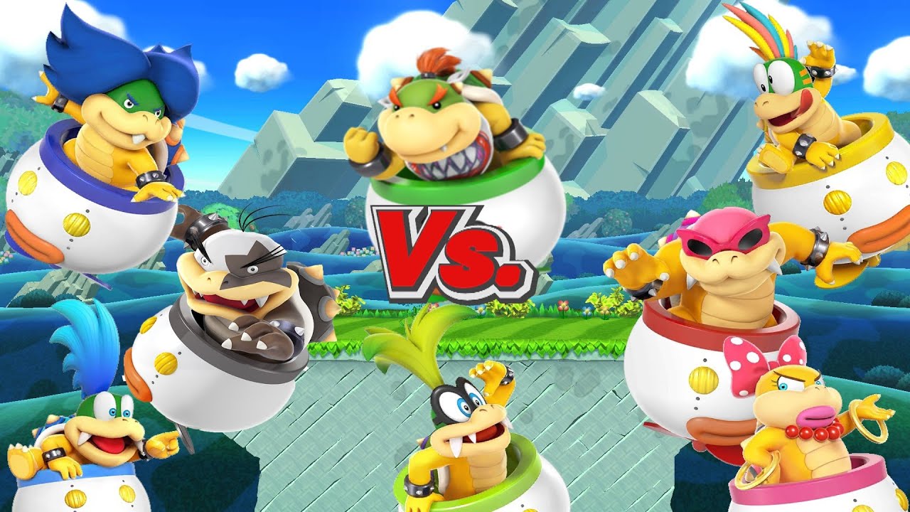 SSB4 Wii U 8 Player Smash Battle A la Koopalings