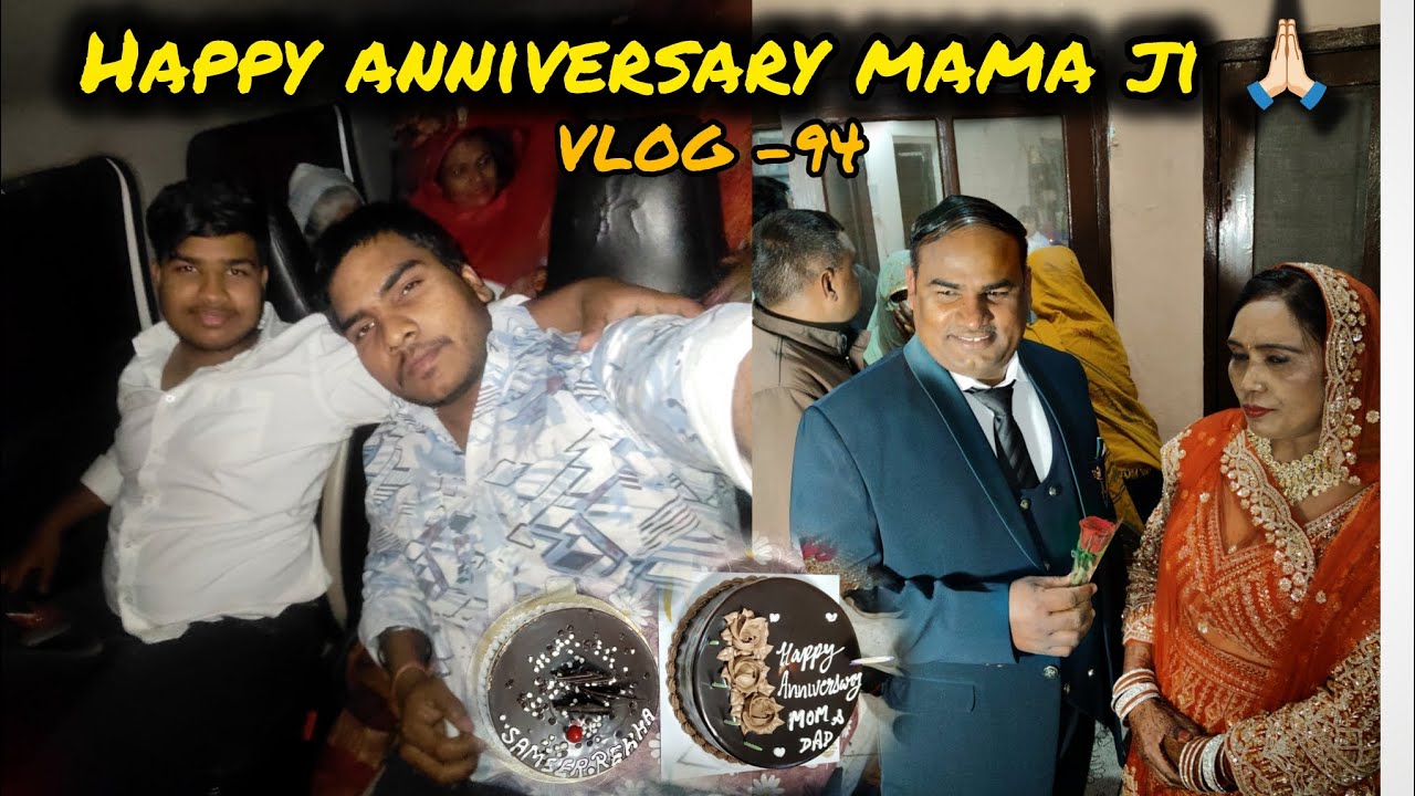 VLOG -94 Happy anniversary mama ji ♥️🙏🏻#trending #happyanniversary #goldenanniversary #trend#ytviral