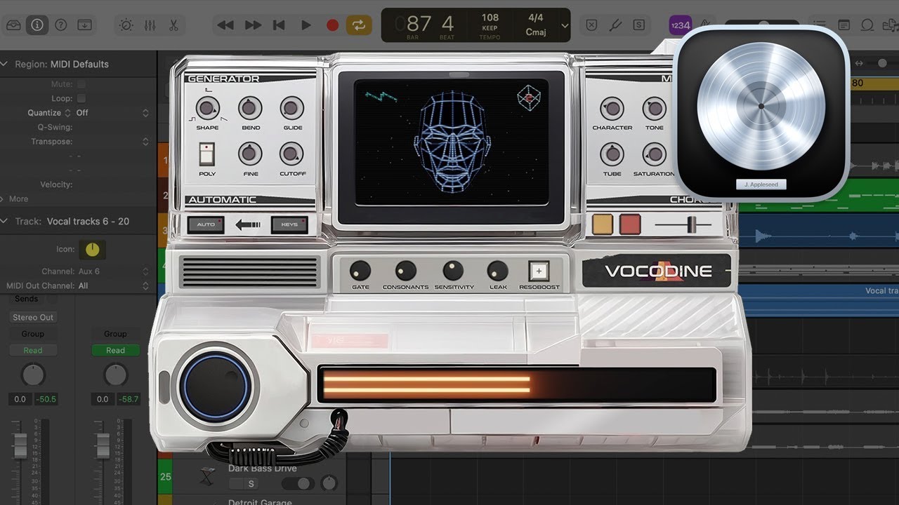 VOCODINE Vocoder | Logic Pro X setup