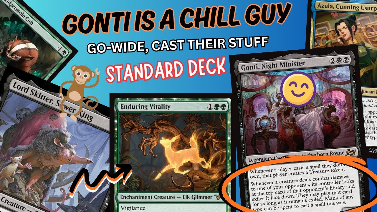 Gonti Go-Wide, Steal Their Spells!? - Lorwyn Eclipsed Standard MTG Deck
