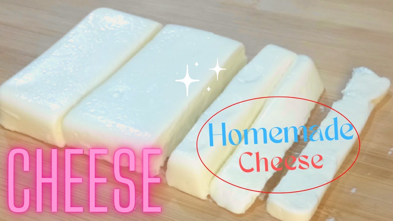 How to make cheese at home with milk | ချိစ်လုပ်နည်း | easy homemade cheese recipe
