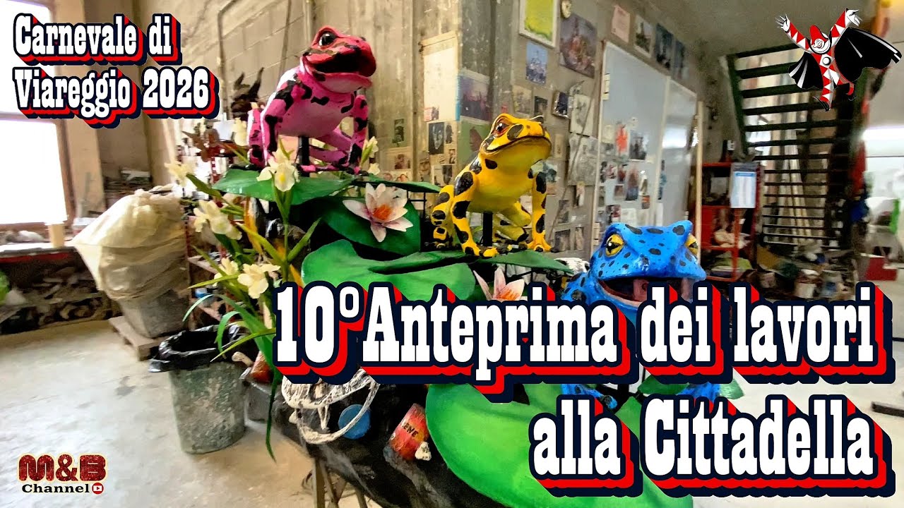 Carnevale di Viareggio 2026...10°Anteprima dei lavori alla Cittadella del Carnevale 