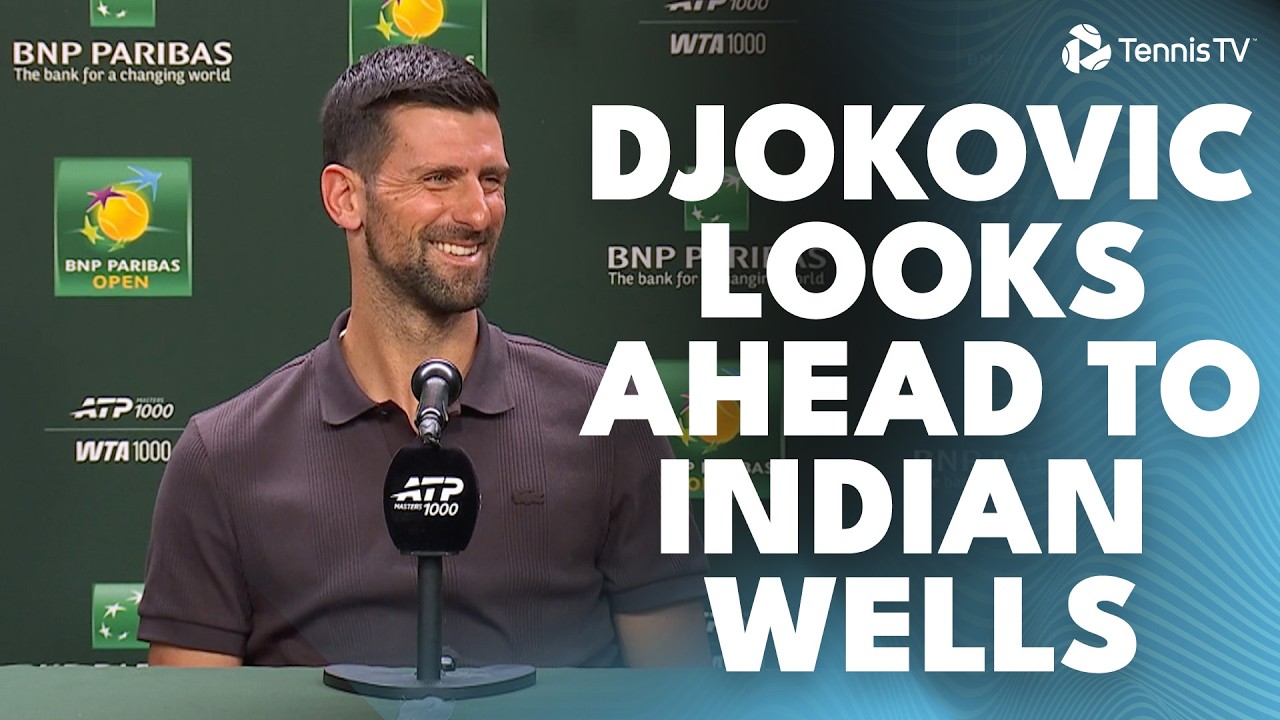 Novak Djokovic Media Day Before Indian Wells 2026 🎙️