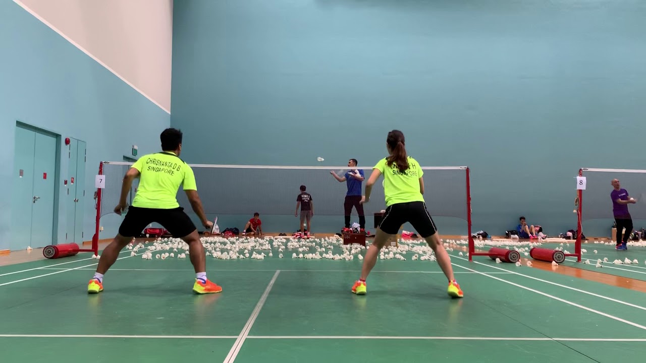 Badminton doubles pairing multi shuttles training | Danny & Wei Han | Wesley & Kubo | coach Pribadi