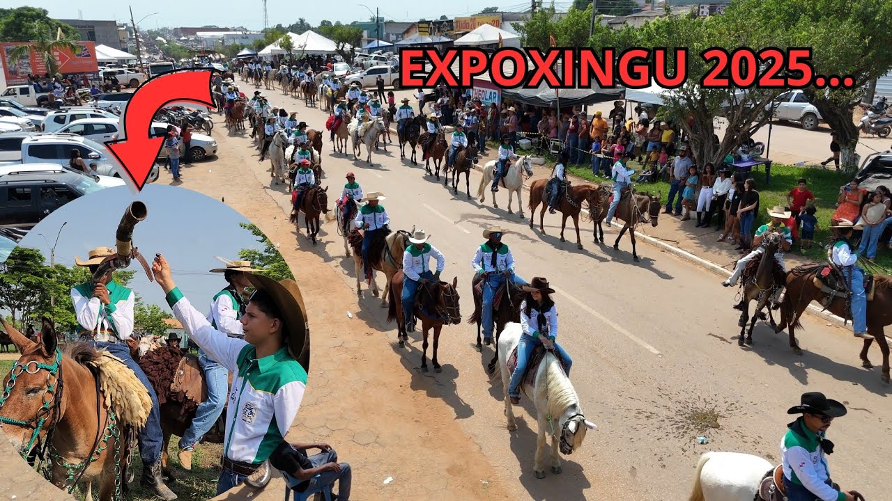 EXPOXINGU 2025. CAVALGADA DOS PECUARISTAS DE SÃO FÉLIX DO XINGU PARÁ 