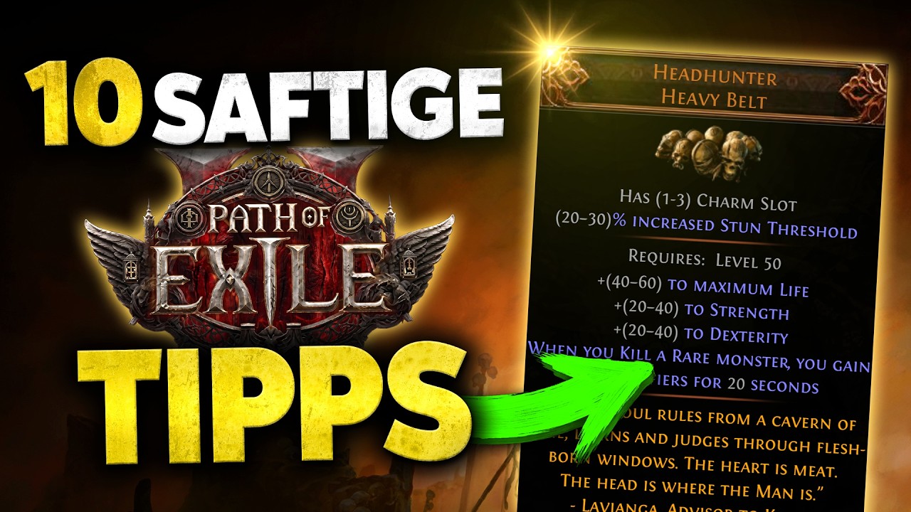 10 TIPPS die JEDER Path of Exile 2 SPIELER wissen sollte | 0.5 Return of the Ancients