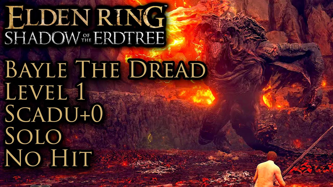 ELDEN RING - Bayle The Dread RL1 Scadu+0 Solo No Hit