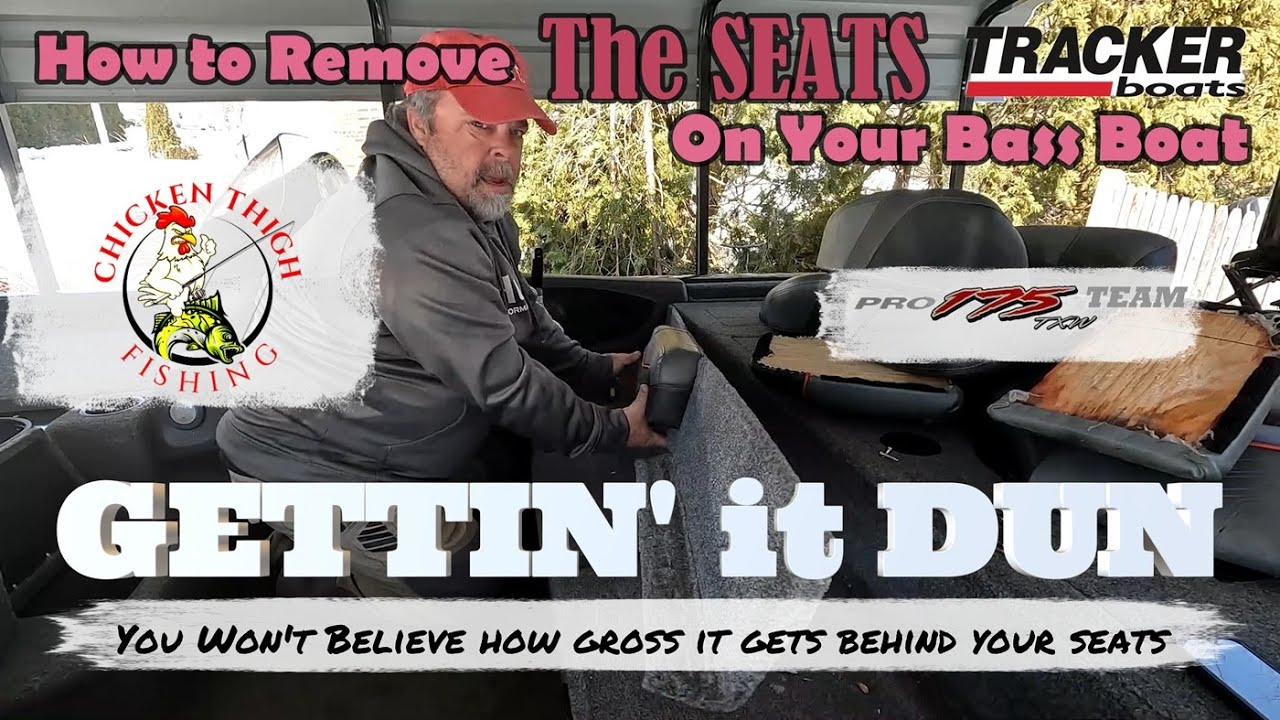 Gettin' it Dun (С2, Эпизод 5) — Как снять сиденья с лодки для ловли баса #trackerboats #bassboat