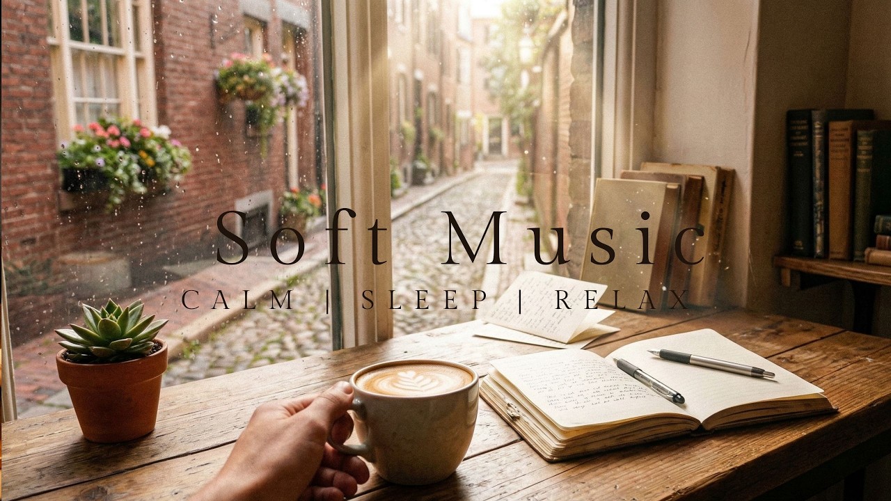 [Playlist] A Quiet Cafe in the Alley ☕ Calm Acoustic & Lo-fi Beats for Studying