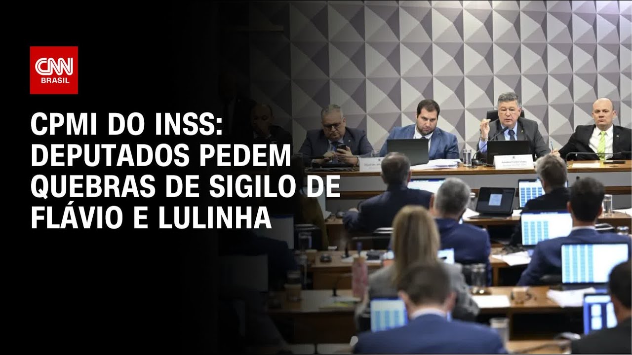 CPMI do INSS tem requerimentos de quebras de sigilo de Flávio Bolsonaro e Lulinha | CNN 360º