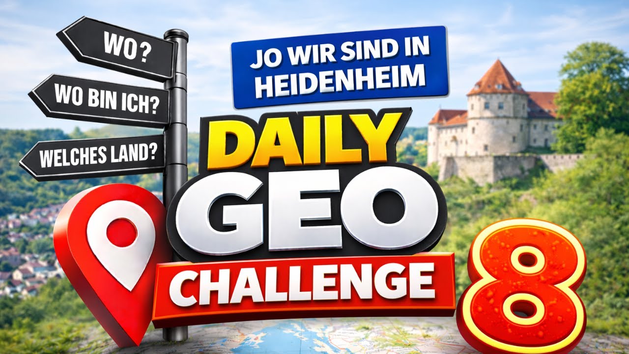 Daily GeoGuessr #8 🌍 Jo wir sind in Heidenheim 😵‍💫👌